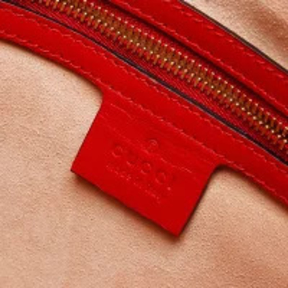 Gucci GG Blooms Red Tote Bag Beige - Picture 10 of 13